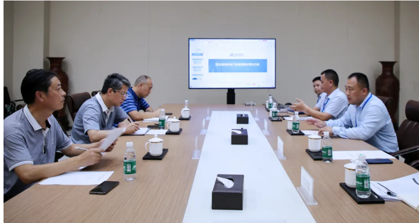 Ruyang County Party Committee Secretary Pan Feng and his entourage inspected Drawin Group to promote the implementation of the Luoyang Green Building Science and Technology Park project