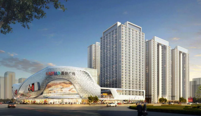 The main structure of the Changsha Wuyue Plaza project of Drawin Group is fully capped