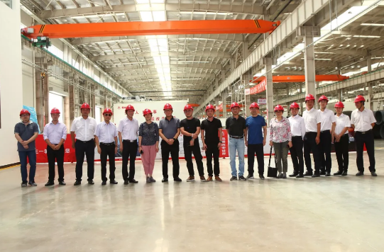 Leaders of Shanghai Engineering Construction Quality Management Association gathered in Zhejiang Sany Construction to jointly promote "industrialization of construction"