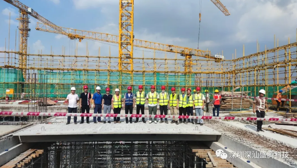 Shenzhen's first high-rise industrial and public prefabricated buildings using pair of T board successfully hoisted the first batch of pair of T board