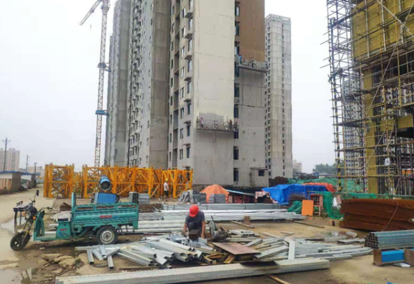 The construction of the largest prefabricated construction project in Jieshou City, Anhui Province is progressing smoothly